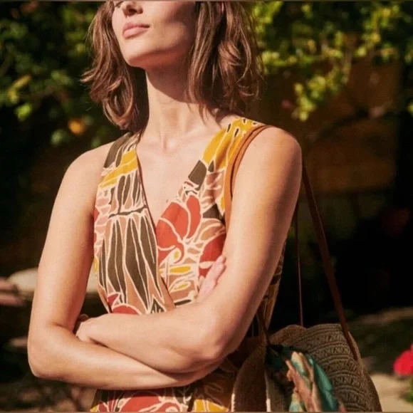 Rare 🇫🇷 Sézane Mathilda Dress - Picture 3 of 8